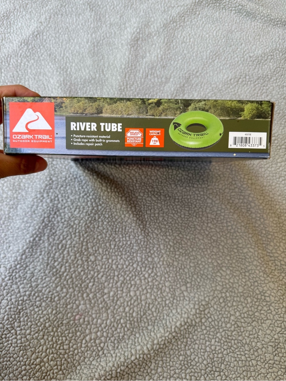 Ozark Trail River/Pool Inflatable Durable 39" Tube River Float, GREEN - NEW - Picture 6 of 8